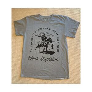 NWOT Chris Stapleton Grey Graphic Tee